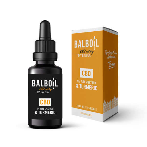 Balboil CBD Oil & Turmeric (Kurkuma) 1% - Full Spectrum